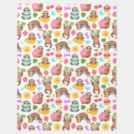 Cute Slots Fleece Blanket