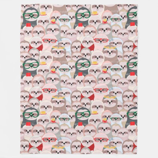 Cute Slots Fleece Blanket Deken (Voorkant)