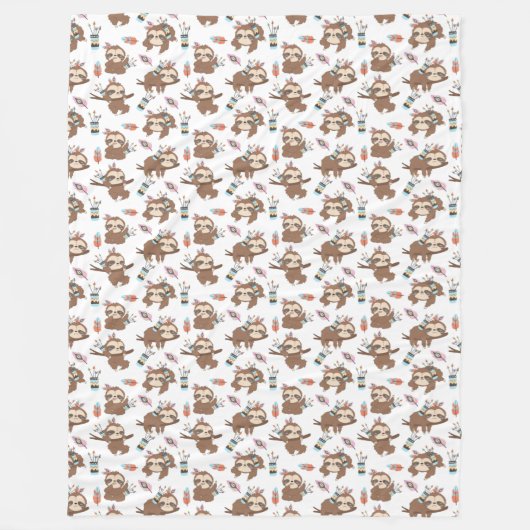 Cute Slots Fleece Blanket Deken (Voorkant)