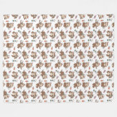 Cute Slots Fleece Blanket Deken (Voorkant (Horizontaal))
