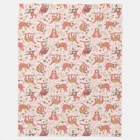 Cute Slots Fleece Blanket Deken (Voorkant)