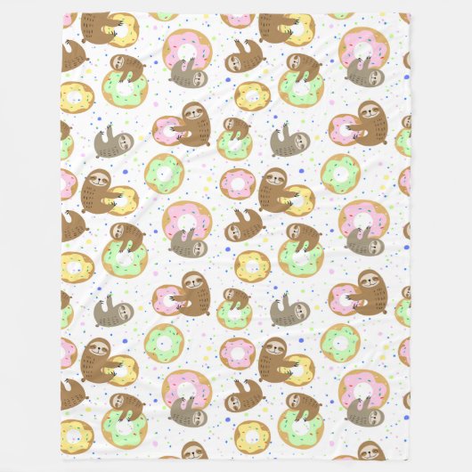 Cute Slots Fleece Blanket Deken (Voorkant)