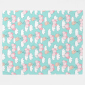 Cute Slots Fleece Blanket Deken (Voorkant (Horizontaal))