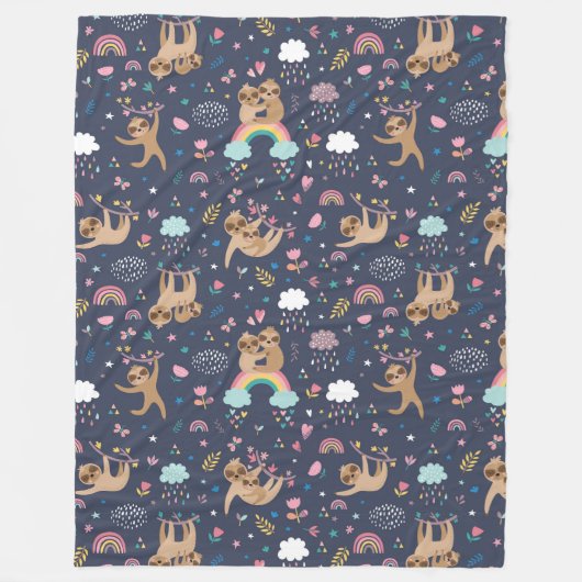 Cute Slots Fleece Blanket Deken (Voorkant)