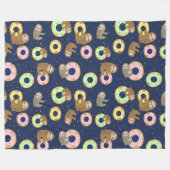 Cute Slots Fleece Blanket Deken (Voorkant (Horizontaal))
