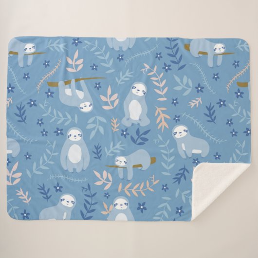 Cute Slots Sherpa Deken (Voorkant (horizontaal))