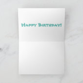 Cute slow loris bloemen cartoon illustratie kaart (Binnen)