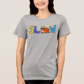 Cute Slow Snail Graphic T-Shirt (Voorkant)
