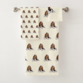 Cute Small Dog Bad Handdoek (Insitu)