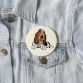 Cute Small Dog Ronde Button 7,6 Cm (In situ)