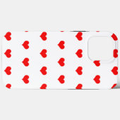 Cute Small Red Heart Pattern Valentijnsdag 2023 Case-Mate iPhone Case (Achterkant (horizontaal))