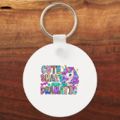 Cute Smart And A Little Bit Dramatic Funny Unicorn Sleutelhanger (Voorkant)