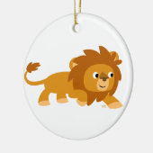 Cute Smart Cartoon Lion Ornament (Links)