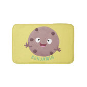 Cute smart chocolade chip cookie cartoon badmat (Voorkant)