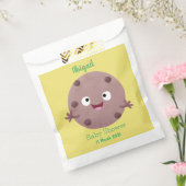 Cute smart chocolade chip cookie cartoon bedankzakje (Gezegeld)