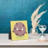 Cute smart chocolade chip cookie cartoon fotoplaat (Insitu)