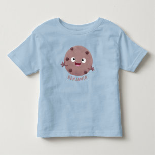 Cute smart chocolade chip cookie cartoon kinder shirts