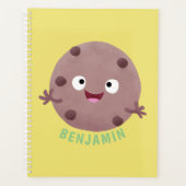 Cute smart chocolade chip cookie cartoon planner (Voorkant)