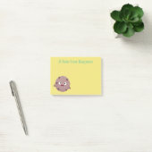 Cute smart chocolade chip cookie cartoon post-it® notes (Kantoor)