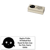 Cute smart chocolade chip cookie cartoon rubberstempel (Gestempeld)