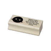 Cute smart chocolade chip cookie cartoon rubberstempel (Stempel)