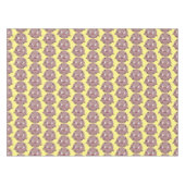 Cute smart chocolade chip cookie cartoon tafelkleed (Voorkant (Horizontaal))
