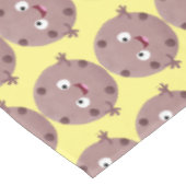 Cute smart chocolade chip cookie cartoon tafelkleed (Gekanteld)