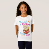 Cute Smart Cookies Read Books T-shirt (Voorkant volledig)