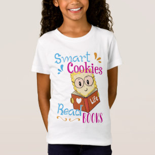 Cute Smart Cookies Read Books T-shirt