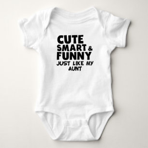 Cute Smart en grappig zoals mijn tante Romper