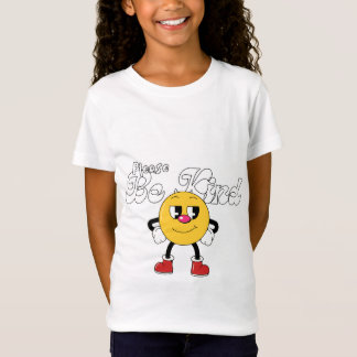  Cute Smiley Face Girls T-Shirt 