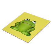 Cute Smiley Frog Tegeltje (Zijkant)