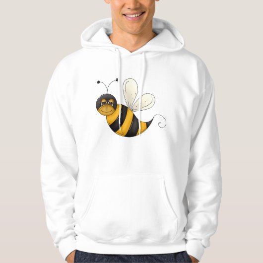 Cute Smiling Bee Hoodie (Voorkant)