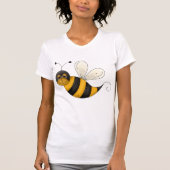 Cute Smiling Bee T-shirt (Voorkant)