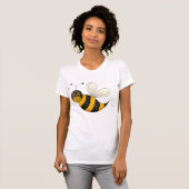 Cute Smiling Bee T-shirt (Voorkant volledig)