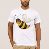 Cute Smiling Bee T-shirt (Voorkant)