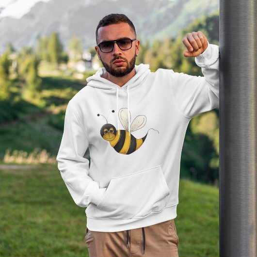 Cute Smiling Bee-trui Hoodie