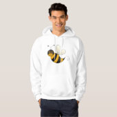 Cute Smiling Bee-trui Hoodie (Voorkant volledig)