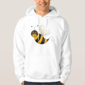 Cute Smiling Bee-trui Hoodie (Voorkant)