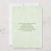 Cute Smiling Cactus Trio Waterverf Design Bedankkaart (Achterkant)