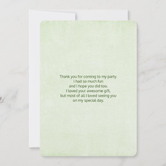 Cute Smiling Cactus Trio Waterverf Design Bedankkaart (Achterkant)