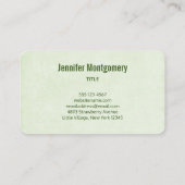 Cute Smiling Cactus Trio Waterverf Design Visitekaartje (Achterkant)