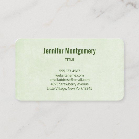 Cute Smiling Cactus Trio Waterverf Design Visitekaartje (Achterkant)