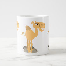 Cute Smiling Cartoon Camel