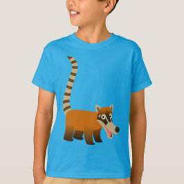 Cute Smiling Cartoon Coatimundi Children T-Shirts