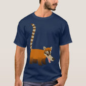Cute Smiling Cartoon Coatimundi T-shirt (Voorkant)