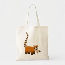 Cute Smiling Cartoon Coatimundi Tote Bag
