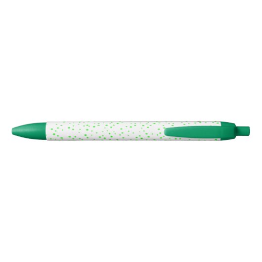 Cute Smiling Cartoon Green Yellow Snake Zwarte Inkt Pen (Achterkant)