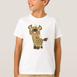 Cute Smiling Cartoon Hyena Children T-Shirt