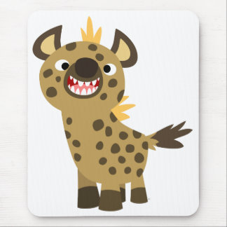 Cute Smiling Cartoon Hyena Mousepad Muismat